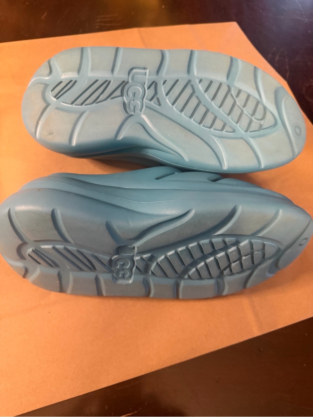 UGG Kids Teal Slip-On Clog Sneakers